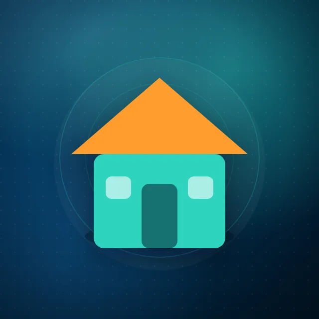 Illustration of a house for the stays and hotels category