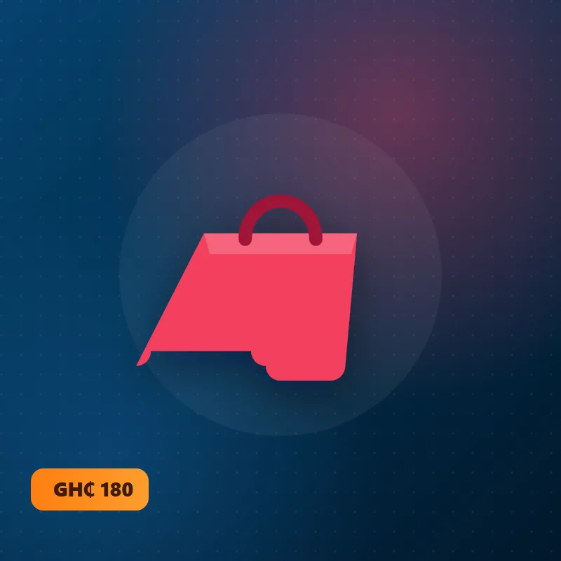 Shopping bag listing placeholder